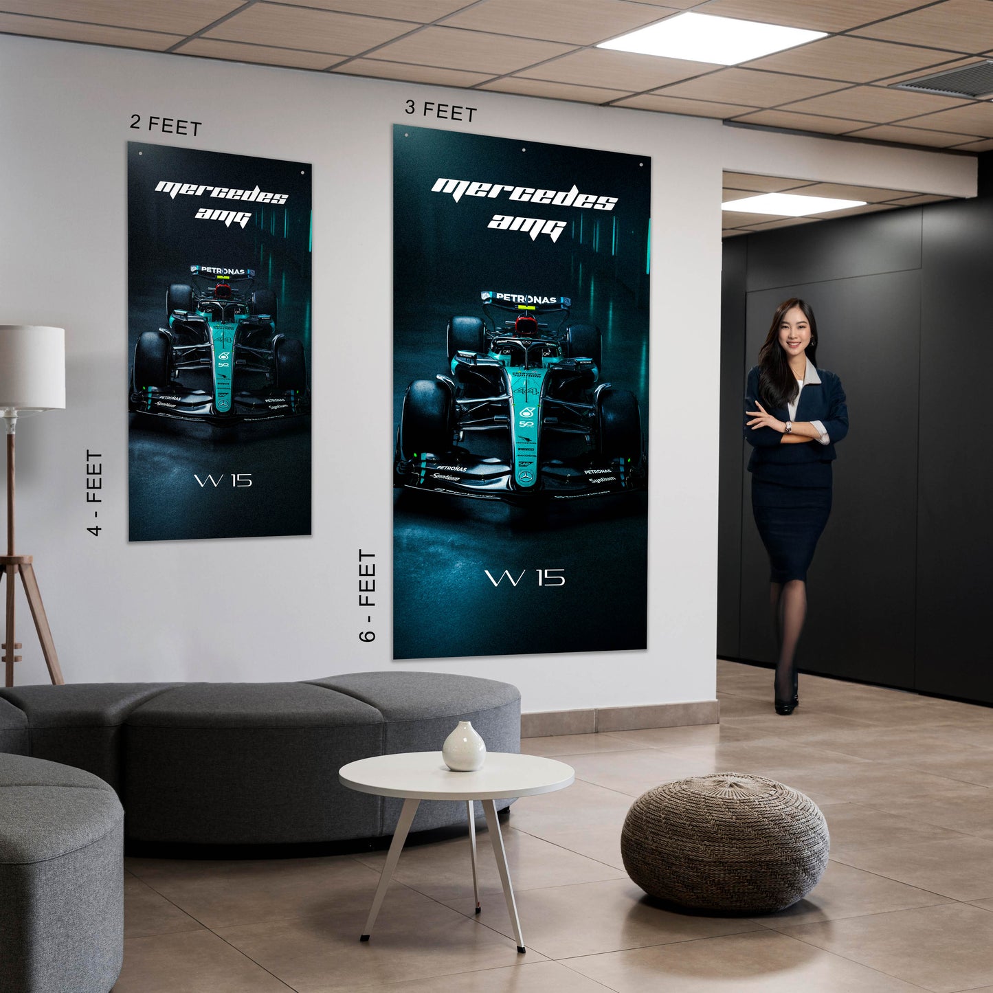 F1 Mercedes AMG W15 #44 - Ultra Max Poster