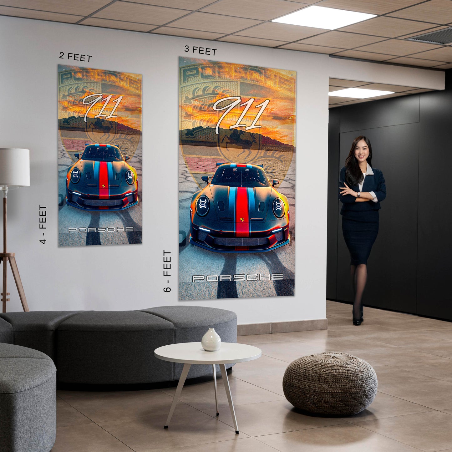 Porsche 911 logo - Ultra Max Poster