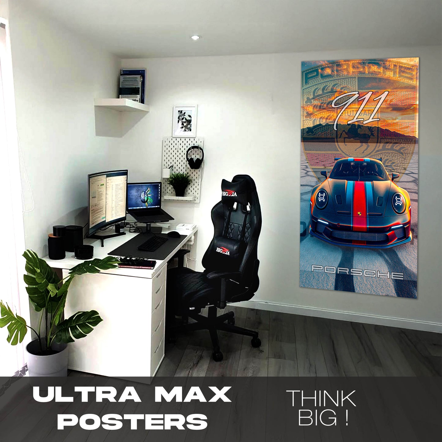 Porsche 911 logo - Ultra Max Poster