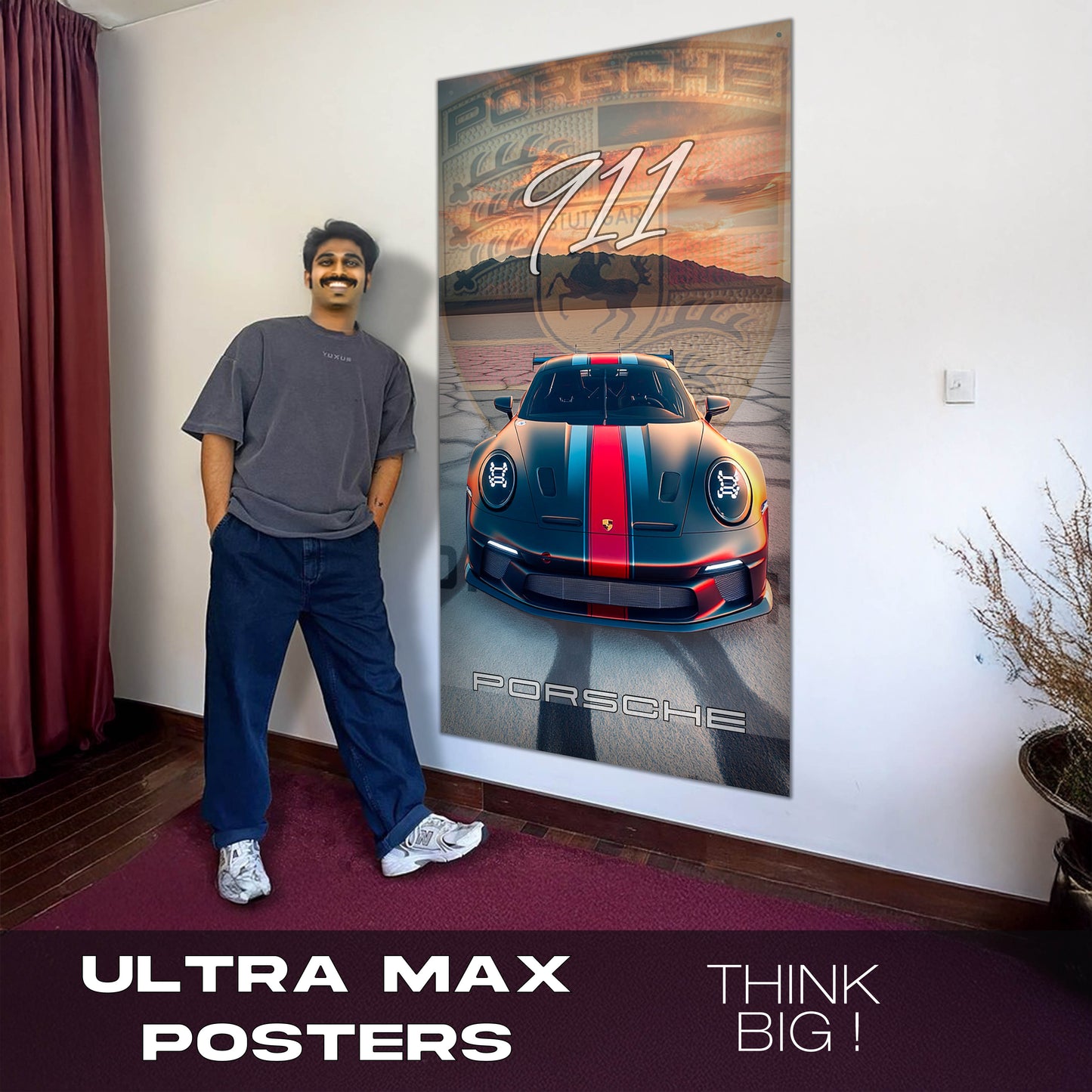 Porsche 911 logo - Ultra Max Poster