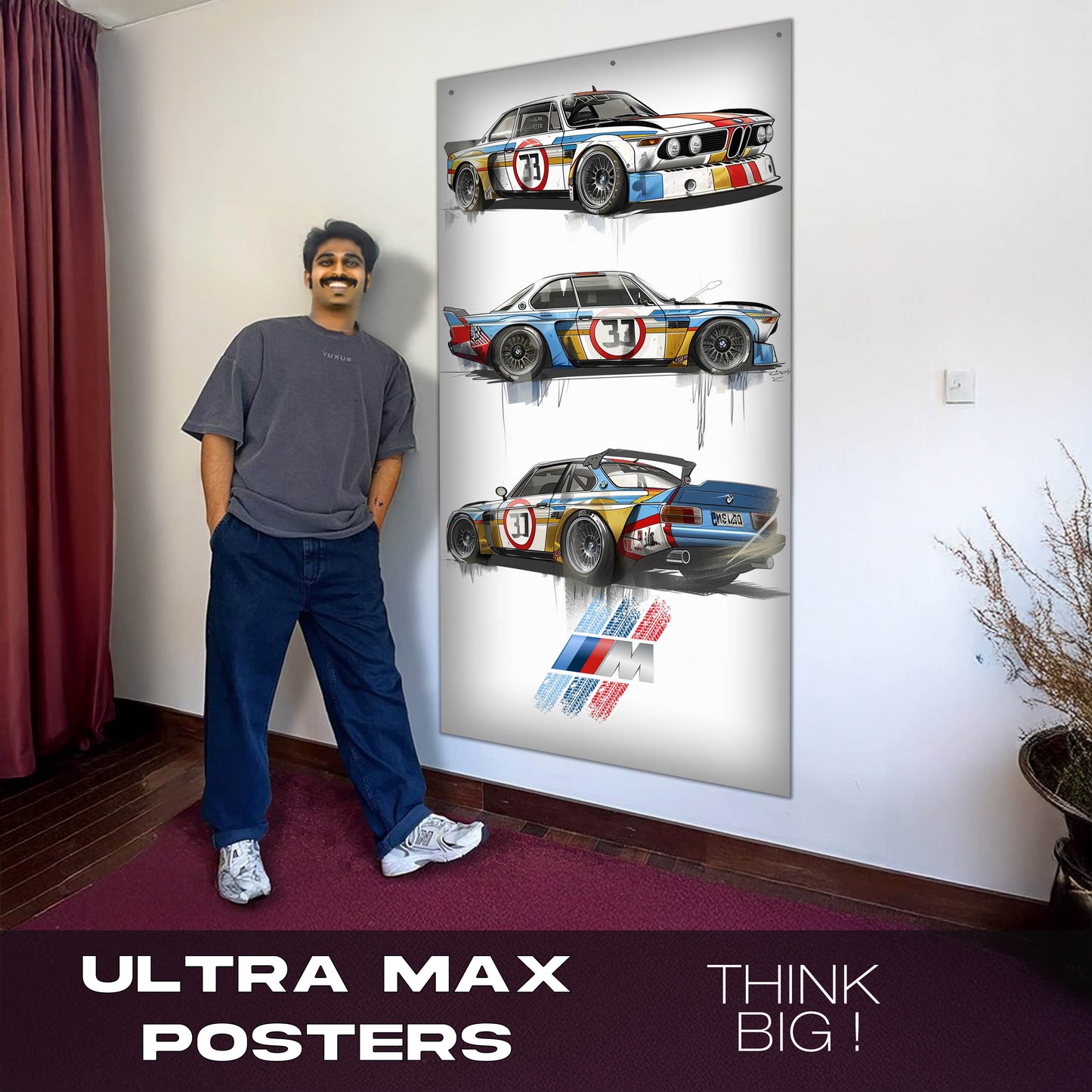BMW 3.0 Racer- Ultra Max Poster