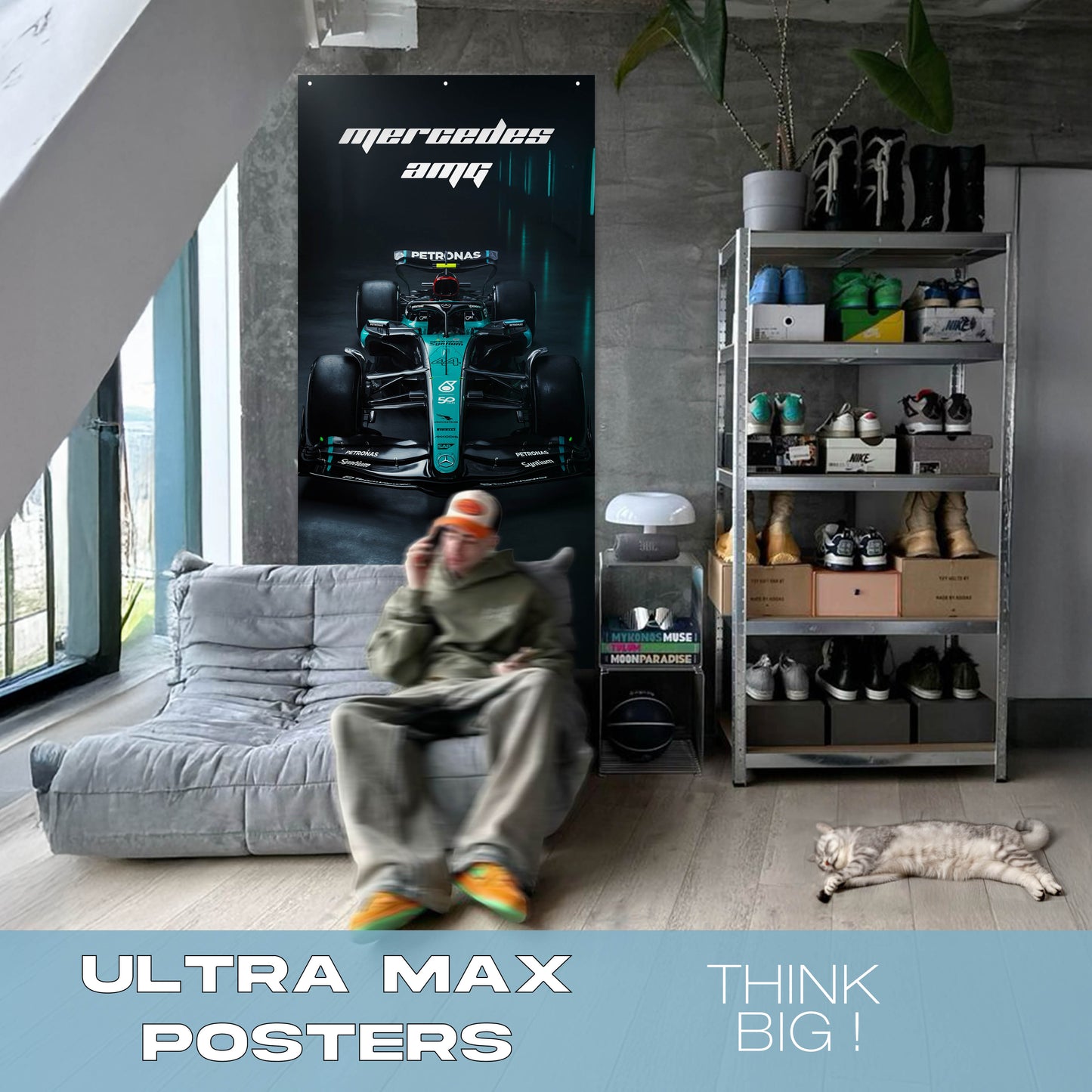F1 Mercedes AMG W15 #44 - Ultra Max Poster