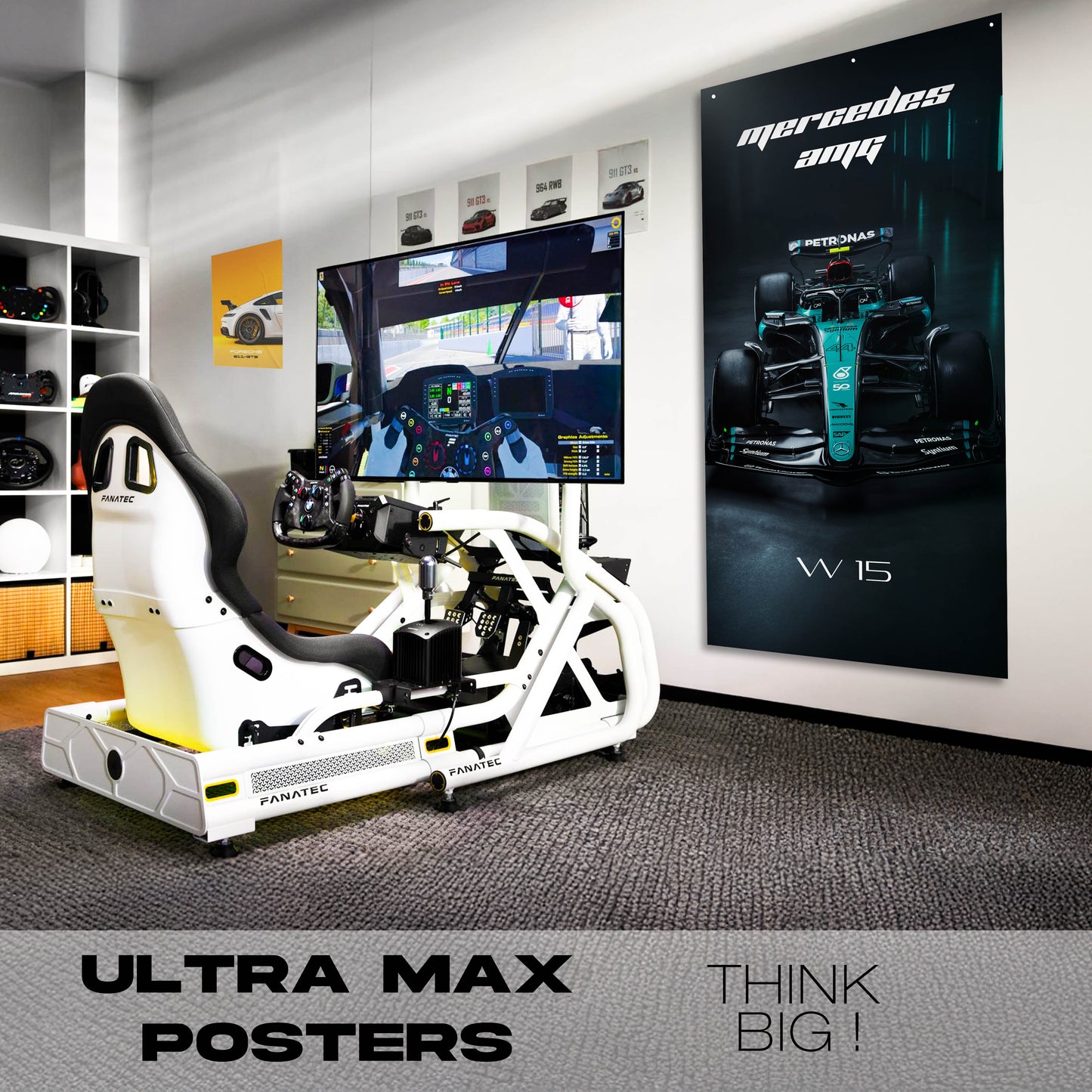 F1 Mercedes AMG W15 #44 - Ultra Max Poster