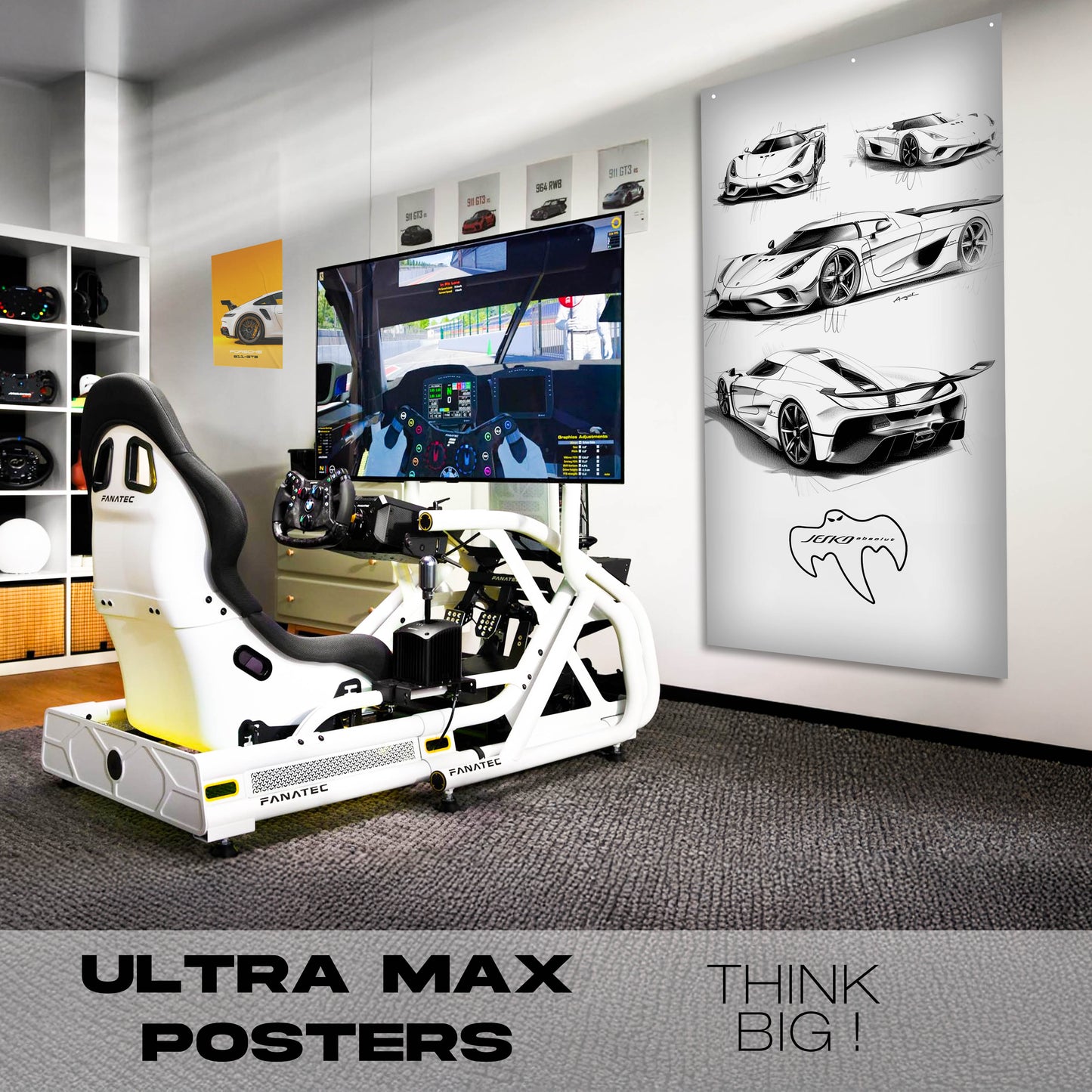 Jesko Sketch - Ultra Max Poster