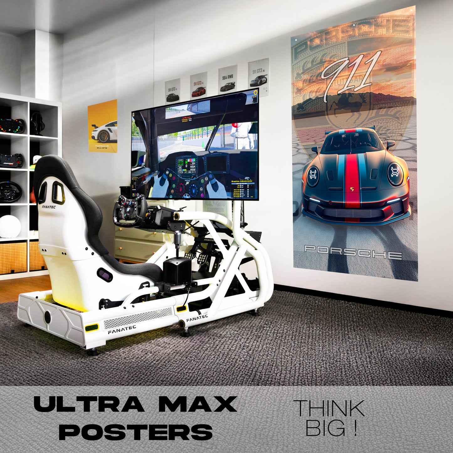 Porsche 911 logo - Ultra Max Poster