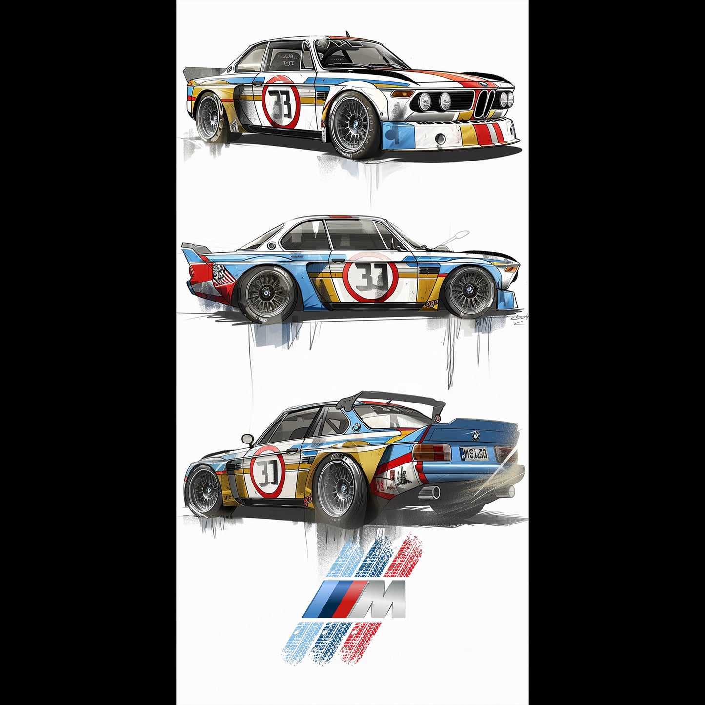 BMW 3.0 Racer- Ultra Max Poster