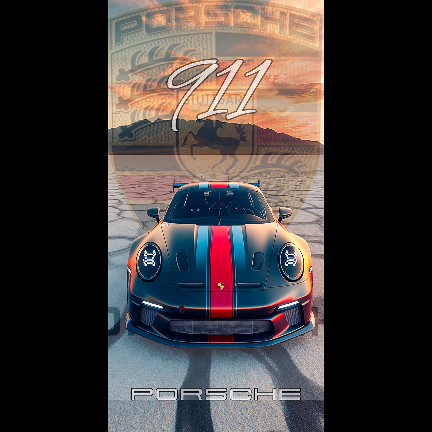 Porsche 911 logo - Ultra Max Poster