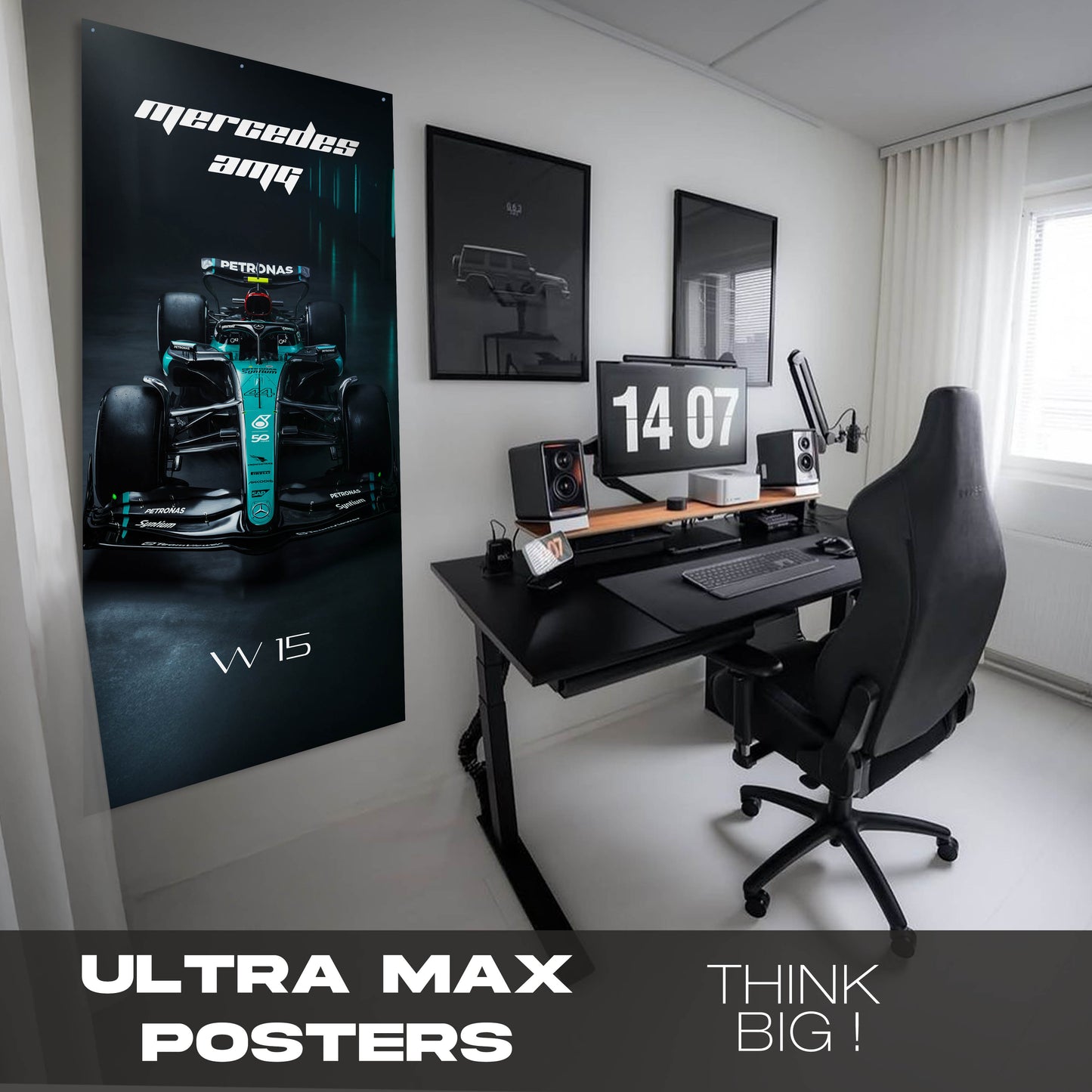 F1 Mercedes AMG W15 #44 - Ultra Max Poster