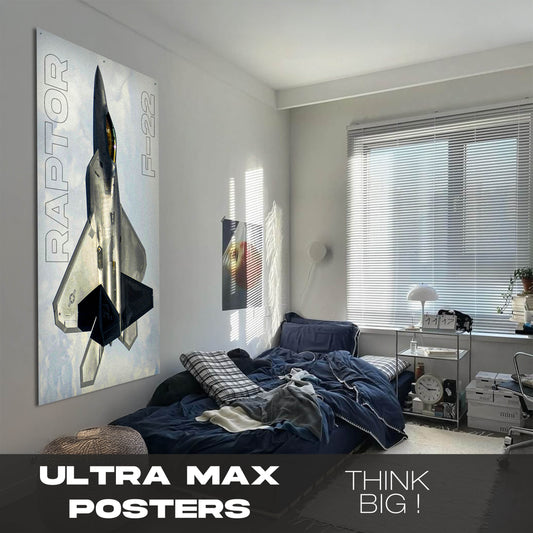 Fighter Jet F22 Raptor - Ultra Max Poster