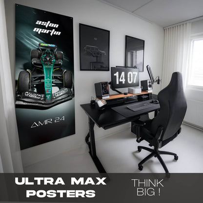 F1 Aston Martin AMR24 - Ultra Max Poster