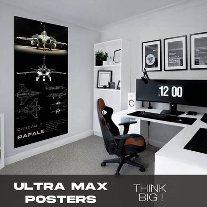 Fighter Jet Rafale - Ultra Max Poster