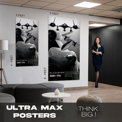 Fighter Jet SR71 Blackbird - Ultra Max Poster
