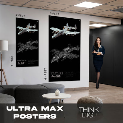 Fighter Jet A-10 - Ultra Max Poster