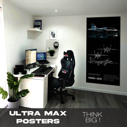 Fighter Jet MIG29 - Ultra Max Poster