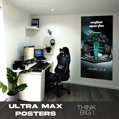 F1 Aston Martin AMR24 - Ultra Max Poster