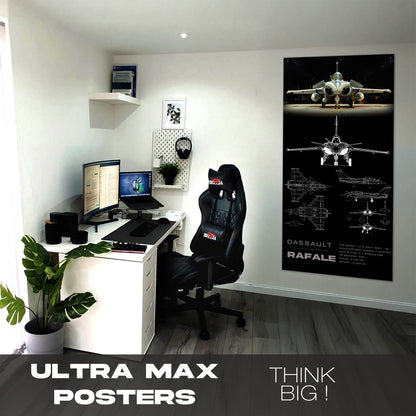Fighter Jet Rafale - Ultra Max Poster