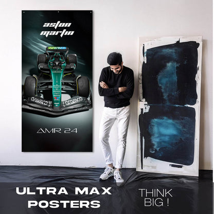 F1 Aston Martin AMR24 - Ultra Max Poster