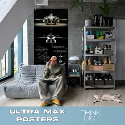 Fighter Jet Rafale - Ultra Max Poster