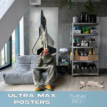 Fighter Jet F22 Raptor - Ultra Max Poster