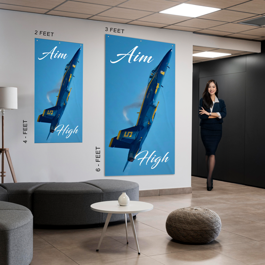 Aim High Blue angel- Ultra Max Poster
