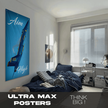 Aim High Blue angel- Ultra Max Poster