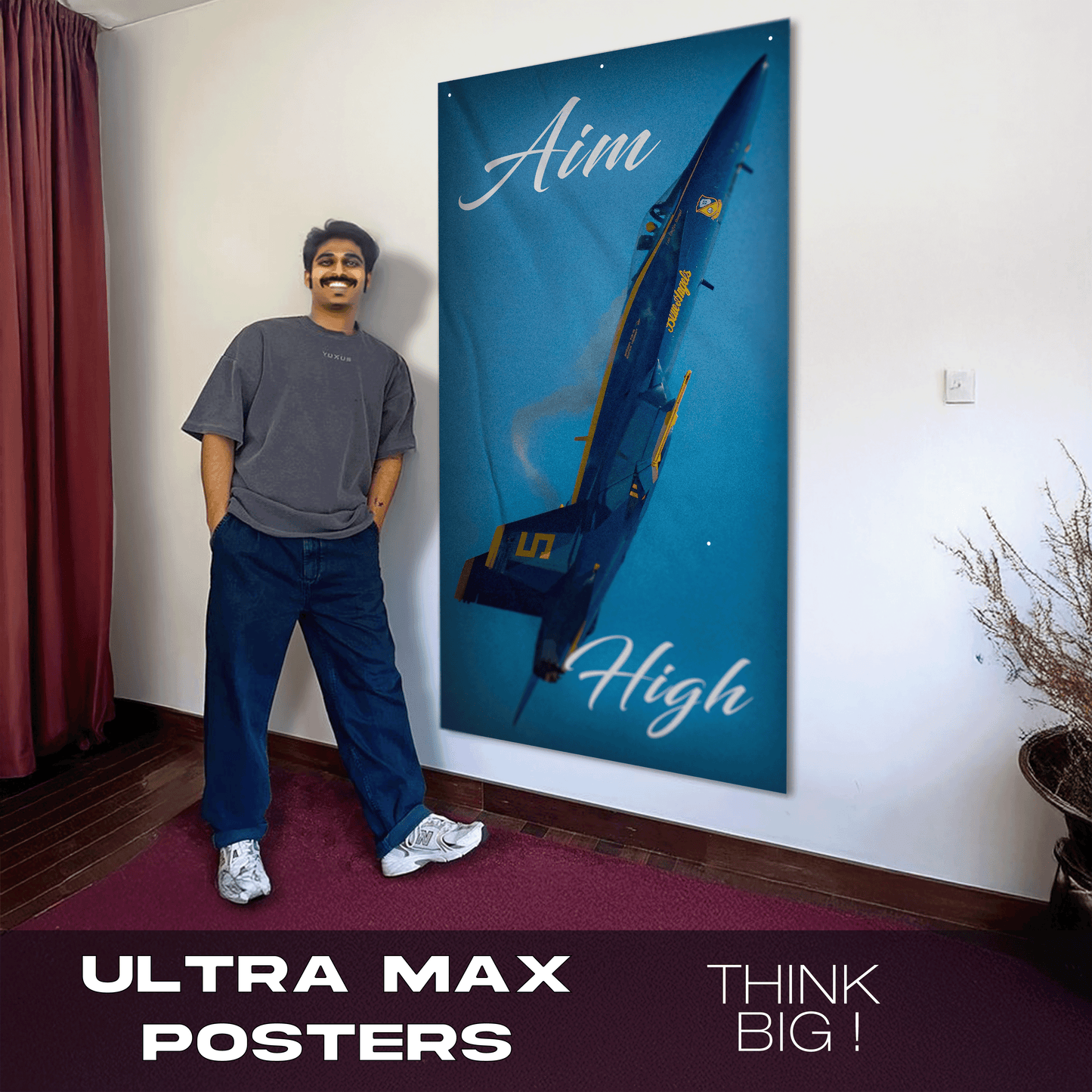 Aim High Blue angel- Ultra Max Poster