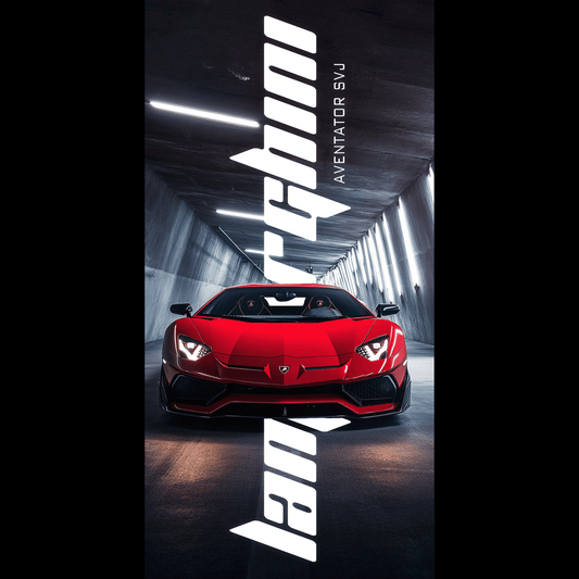 Aventador SVJ Red - Ultra Max Poster
