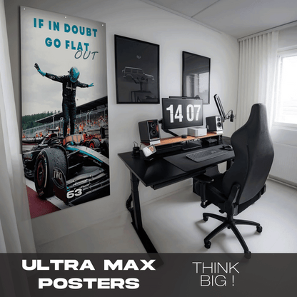 F1 Quote-If in Doubt - Ultra Max Poster