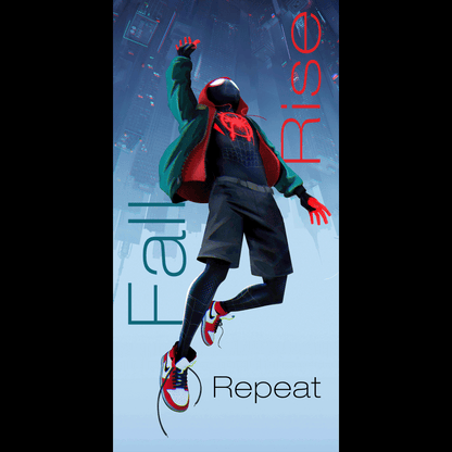 Fall Rise Repeat Spiderman - Ultra Max Poster
