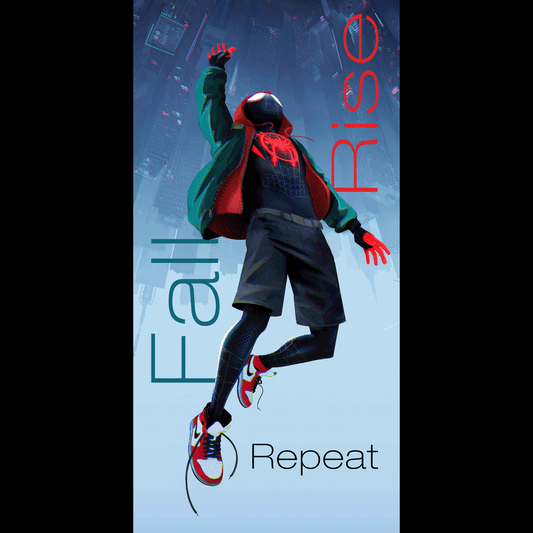 Fall Rise Repeat Spiderman - Ultra Max Poster