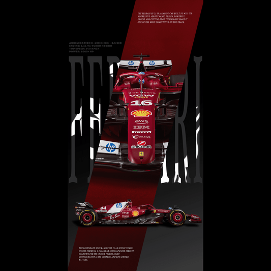 Ferrari F1 Theme - Ultra Max Poster
