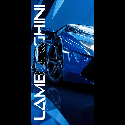 Lamborghini Blue - Ultra Max Poster
