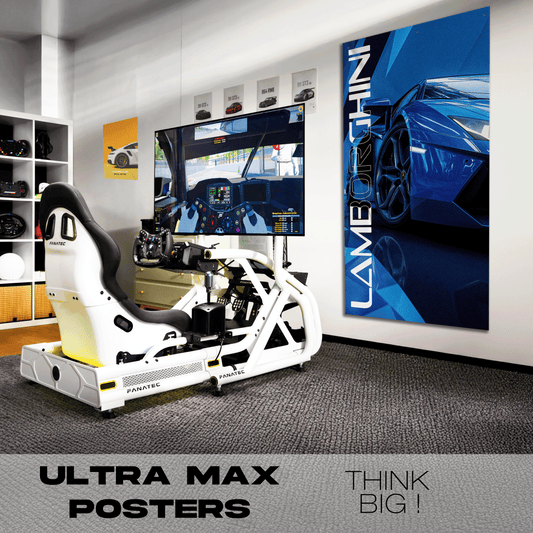 Lamborghini Blue - Ultra Max Poster