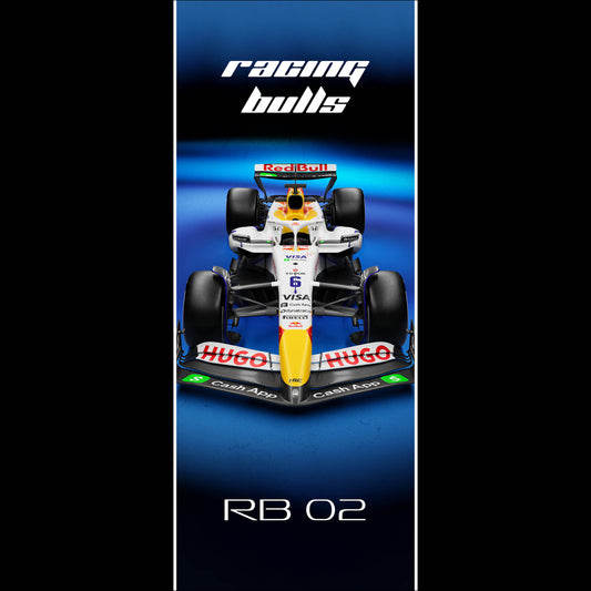 F1 Racing Bulls RB02 - Long Poster