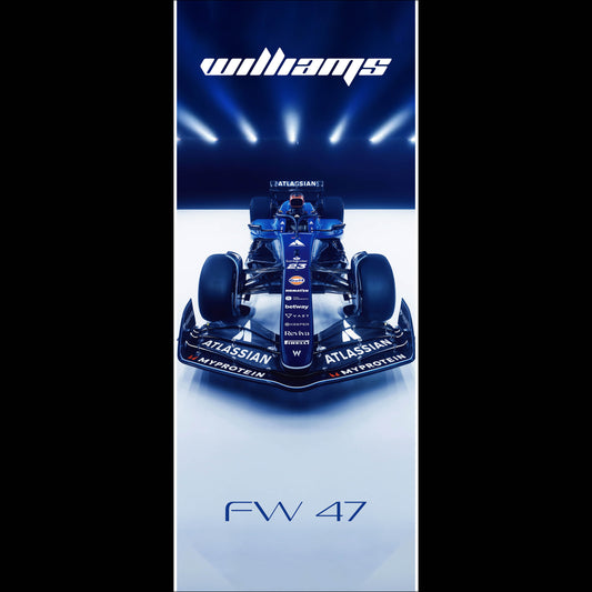 F1 Williams FW47 - Long Poster