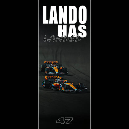 Lando Has Landed! - Long Poster