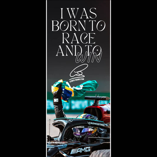 Lewis Hamilton Win - Long Poster