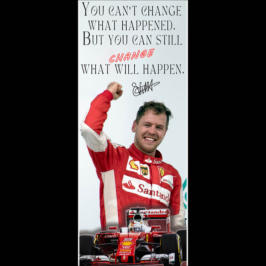 Sebastian Vettel - Long Poster