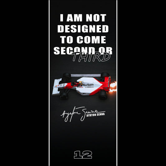 Ayrton Senna - Long Poster