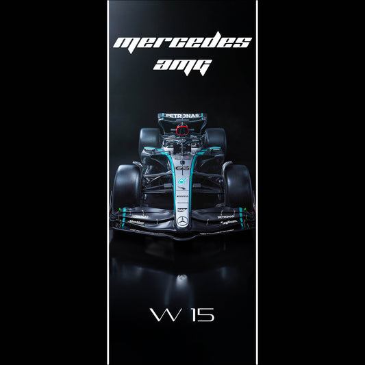 F1 Mercedes AMG W15 #63 - Long Poster
