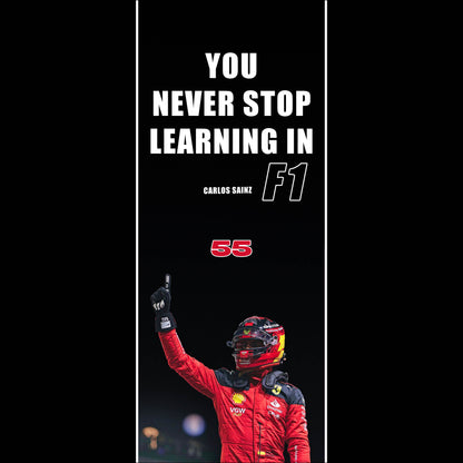 Carlos sainz - Long Poster