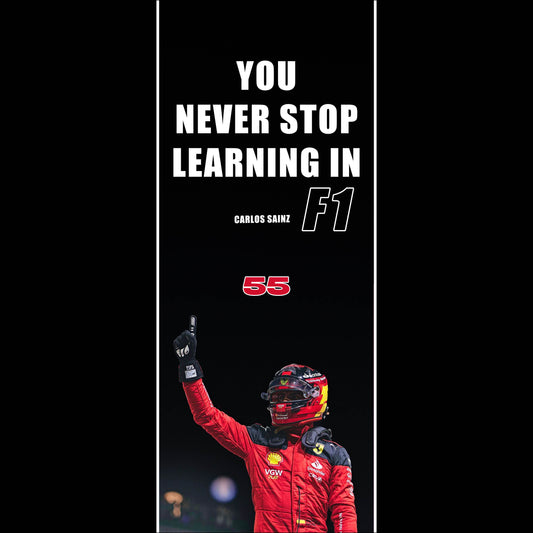 Carlos sainz - Long Poster
