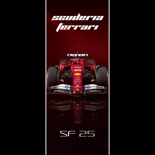 F1 Scuderia Ferrari SF25 - Long Poster