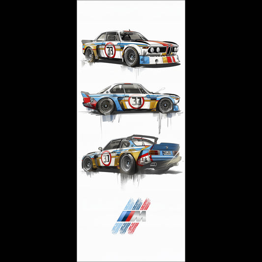 BMW 3.0  Racer - Long Poster