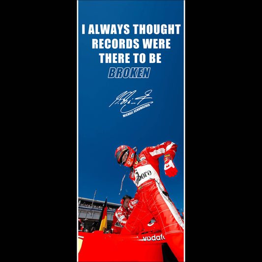 michael shumacher - Long Poster