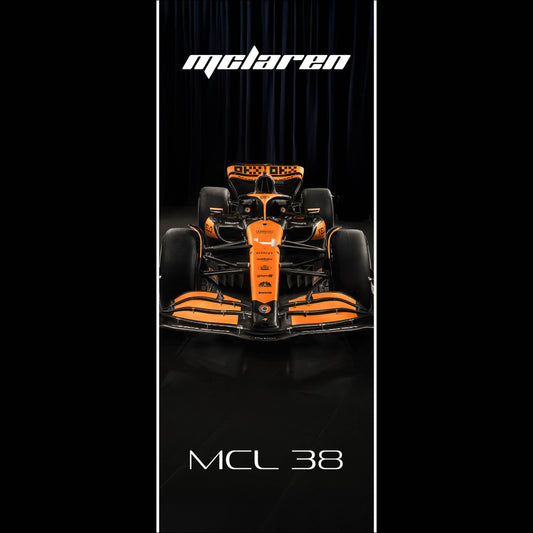 McLaren MCL38 - Long Poster
