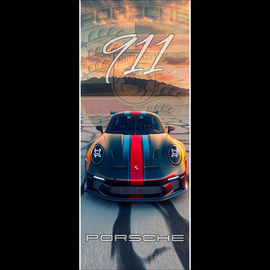 Porsche 911 logo - Long Poster