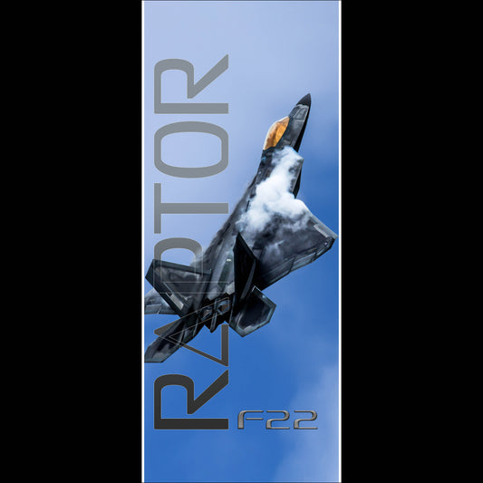 Fighter Jet F22 Raptor2 - Long Poster