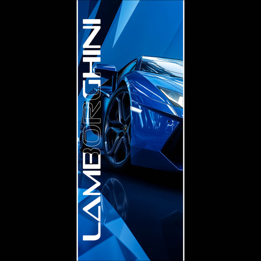 Lamborghini Blue - Long Poster