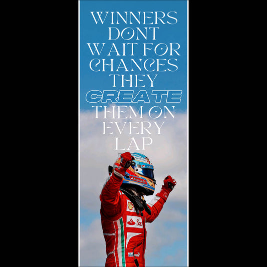 Man Winning Quote - Long Poster